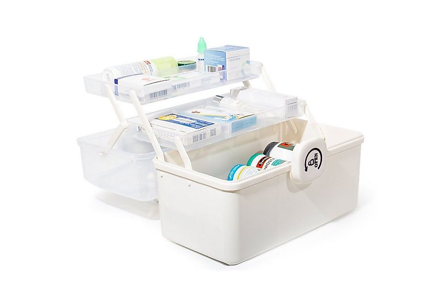 Zedelmaier Aufbewahrungsbox Medikamenten Aufbewahrung Medizinbox Apothekenb günstig online kaufen