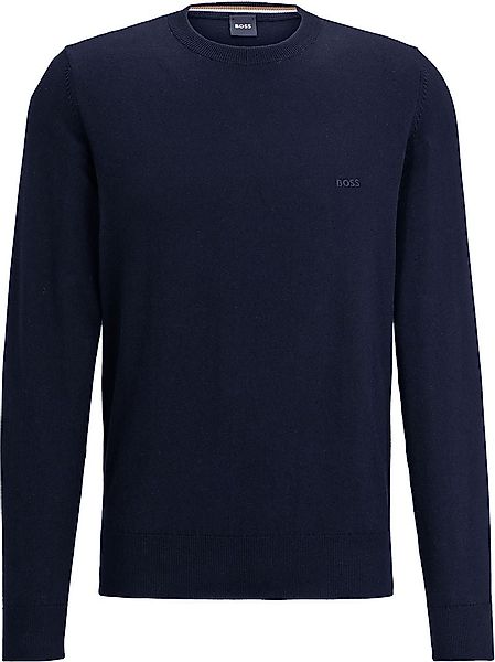 BOSS Pullover Pacas Navy  - Größe M günstig online kaufen