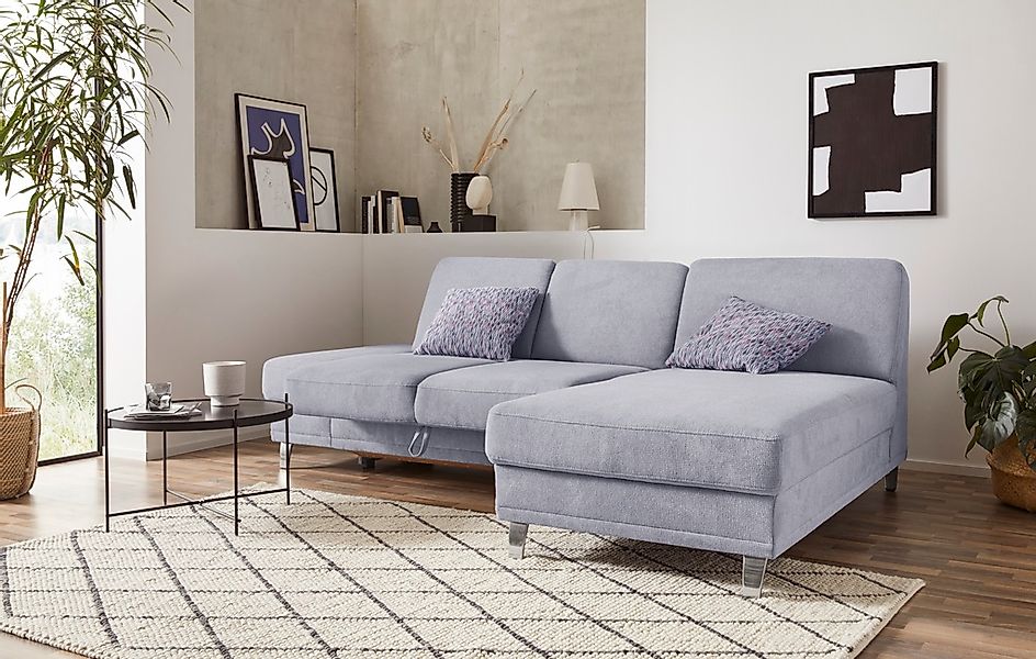 sit&more Ecksofa "Clio L-Form" wahlweise mit Bettfunktion oder Vorziehsitz günstig online kaufen
