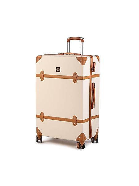 Semiline Hartschalen-Trolley Großer Koffer T5506-4 Beige günstig online kaufen