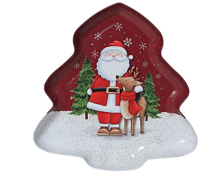 Kaemingk Dekoteller, Dekoteller in Tannenbaumform 25x25,9cm günstig online kaufen