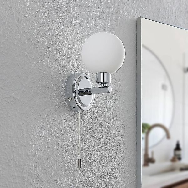 Lindby Zaniba Wandleuchte, chrom günstig online kaufen