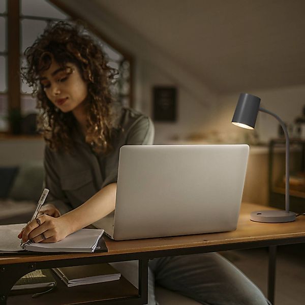 OSRAM Tischleuchte Office Line Desk Trapezium, grau, GU10 günstig online kaufen