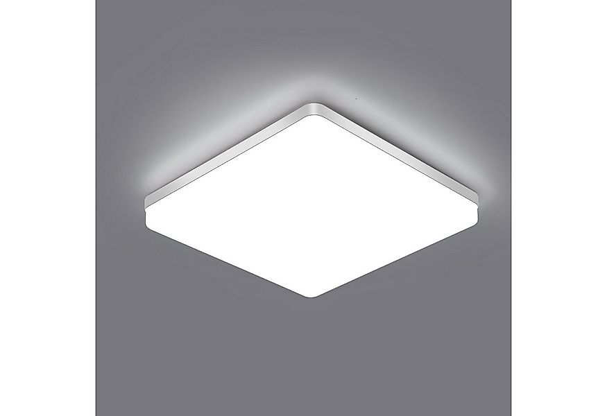 Goeco Deckenleuchte Quadratische LED Leuchte,48W IP44,6500K,für Flure,Balko günstig online kaufen