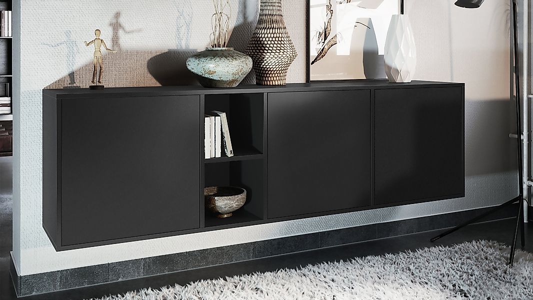 Vladon Sideboard Cuba (Kommode, mit 3 günstig online kaufen