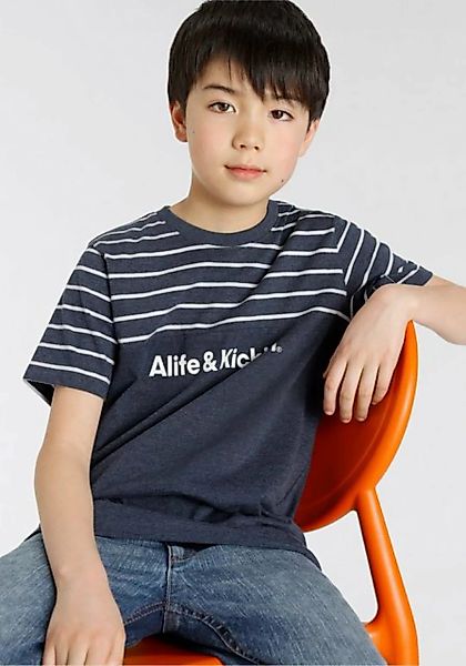 Alife & Kickin T-Shirt Colorblocking in melierter Qualität und garngefärbte günstig online kaufen