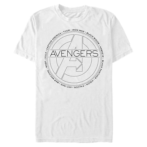 Marvel - Avengers - Logo Avengers Circle Icon - Männer T-Shirt günstig online kaufen