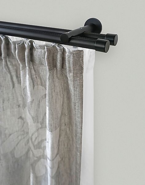 GARESA Gardinenstange "ORNELLA" Ø 20 mm 2 läufig-läufig Wunschmaßlänge Vorh günstig online kaufen