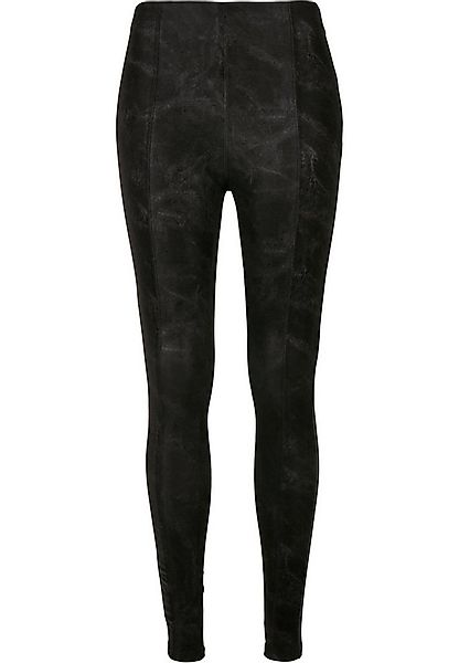 URBAN CLASSICS Leggings Urban Classics Damen Ladies Washed Faux Leather Pan günstig online kaufen