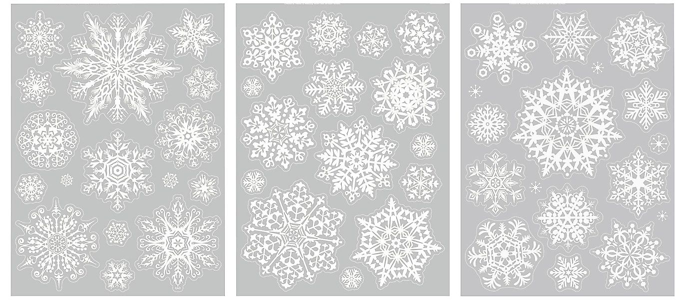 Heyda Fenstersticker Kristalle, 48 Teile günstig online kaufen