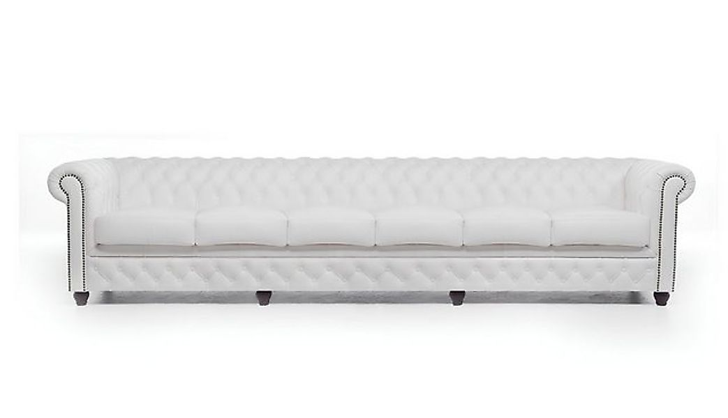 Xlmoebel Sofa Großes Club Lounge Sofa in XXL mit weißen Möbeln für 6 Person günstig online kaufen