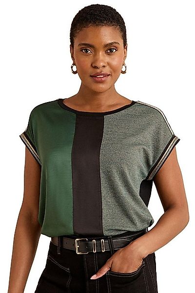 Love & Roses Kurzarmshirt Love & Roses Satin-Top mit V-Ausschnitt, Regular günstig online kaufen