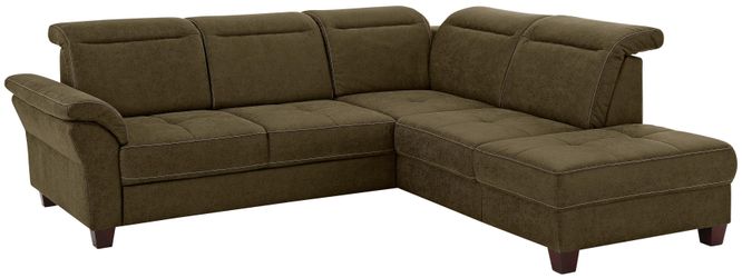 Home affaire Ecksofa "Solvei L-Form" wahlweise auch mit Kopfteilverstellung günstig online kaufen