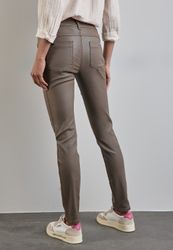 STREET ONE Lederimitathose Middle Waist günstig online kaufen
