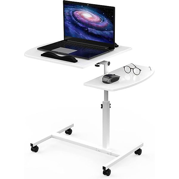 NUODWELL Computertisch Laptoptisch Höhenverstellbar Mit Rollen, günstig online kaufen