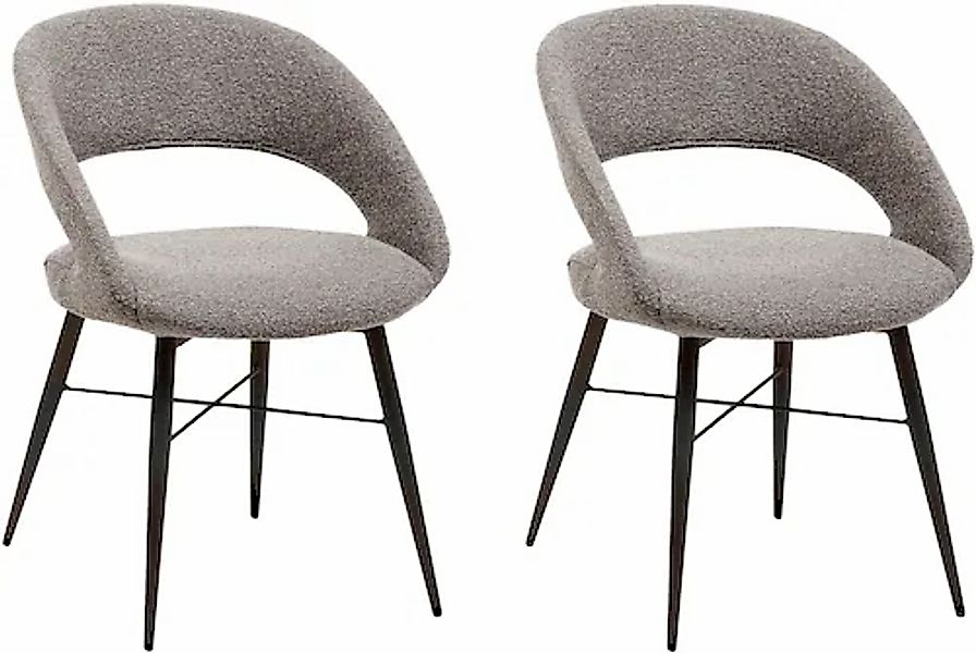 OMG Design Esszimmerstuhl »Marley«, (Set), 2 St., Stoff, mit modernem Cut-O günstig online kaufen