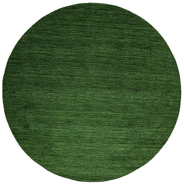 THEKO Wollteppich Gabbeh Uni, Handgefertigt, Teppich, meliert, reine Wolle, günstig online kaufen