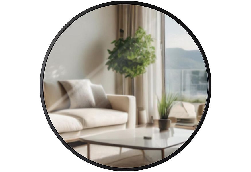 CLP Wandspiegel Elsie, Rund, Modern, 30 / 45 / 60 / 80 cm Metallrahmen günstig online kaufen