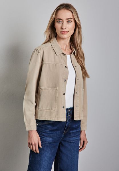 STREET ONE Jeansjacke ohne Kapuze mit Knopfleiste günstig online kaufen