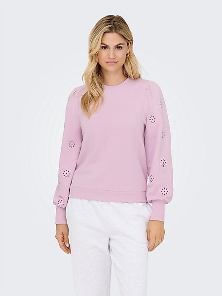 ONLY Sweatshirt ONLFEMME L/S PUFF EMBROIDERY UB SWT mit Puffärmeln mit wund günstig online kaufen