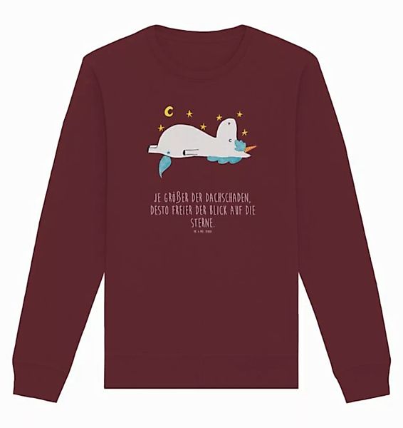 Mr. & Mrs. Panda Longpullover Einhorn Sternenhimmel Größe S - Burgundy - Ge günstig online kaufen