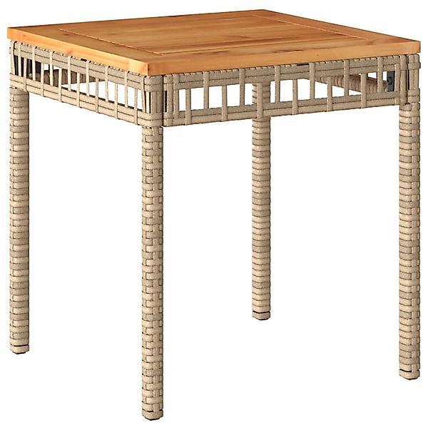 vidaXL Gartentisch Gartentisch Beige 38x38x42 cm günstig online kaufen