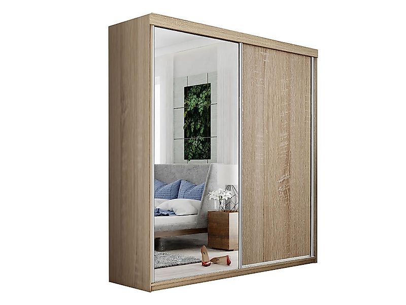 MIRJAN24 Kleiderschrank Top 23/200 (mit 2 Schiebetüren) mit Kleiderstange, günstig online kaufen