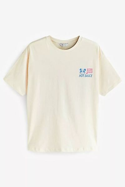 Next T-Shirt Top mit Pandamotiv Spicy Hot Sauce (1-tlg) günstig online kaufen
