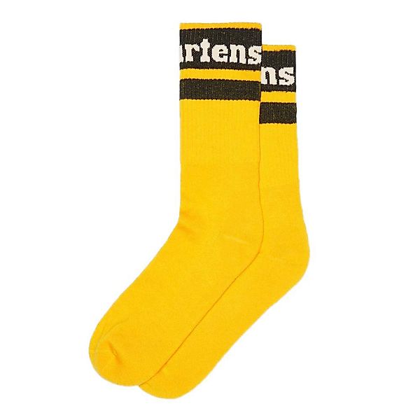 Dr Martens Athletic Logo Mittellang Socken S-M Yellow günstig online kaufen
