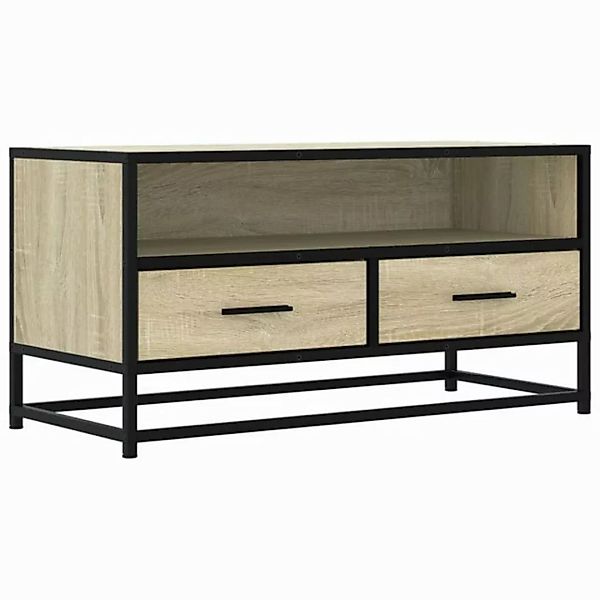 vidaXL TV-Schrank TV-Schrank Sonoma-Eiche 80x34,5x40 cm Holzwerkstoff und M günstig online kaufen