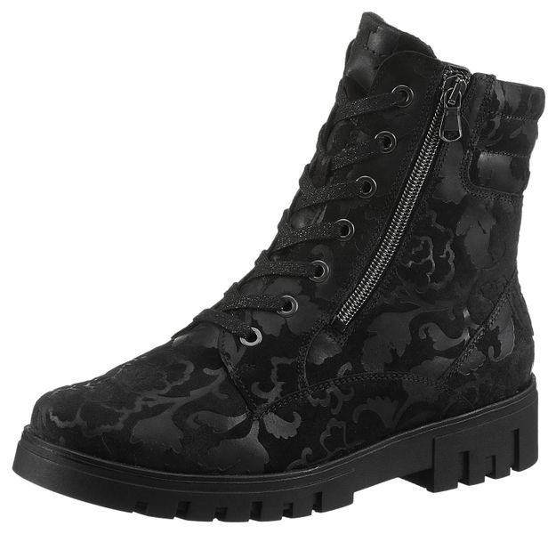Waldläufer H-SERENA Schnürstiefelette Schnürboots, Profilsohle, Blockabsatz günstig online kaufen