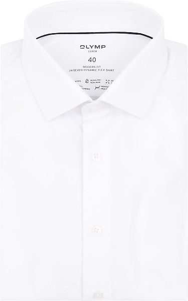 OLYMP Luxor 24/Seven Hemd Weiß - Größe 42 günstig online kaufen