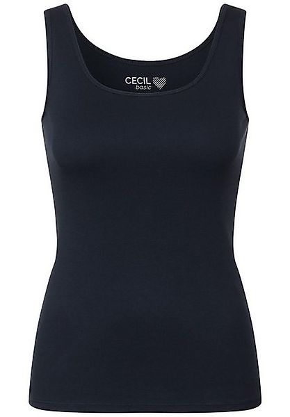 CECIL Tanktop Style Linda in Unifarbe günstig online kaufen