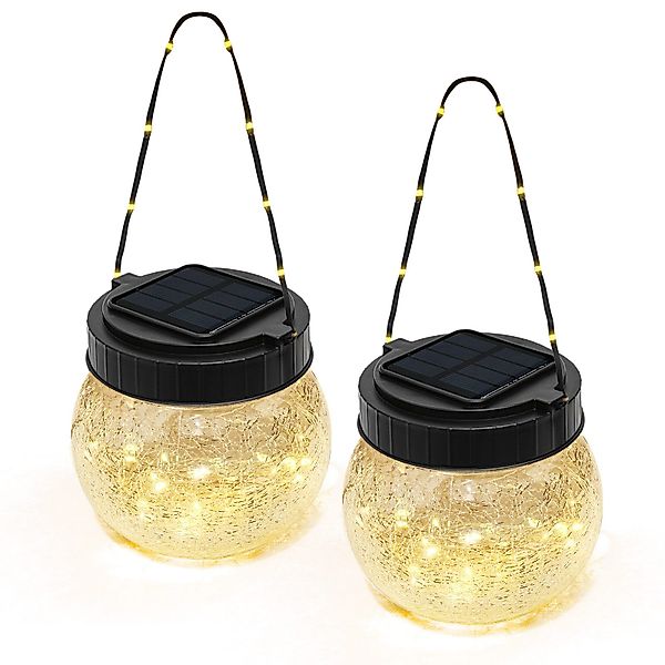 Tukrool LED Laterne Zweierpack Solar-Pendelleuchten aus günstig online kaufen