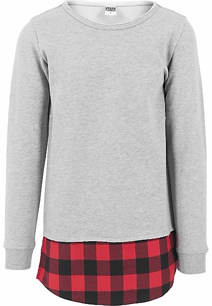 URBAN CLASSICS Rundhalspullover "Urban Classics Herren Long Flanell Bottom günstig online kaufen