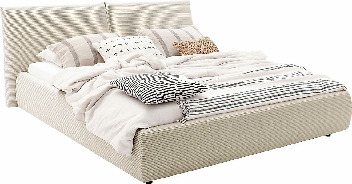 PLACES OF STYLE Polsterbett "Priora in 4 Breiten bis 200cm" auch in NaturLE günstig online kaufen