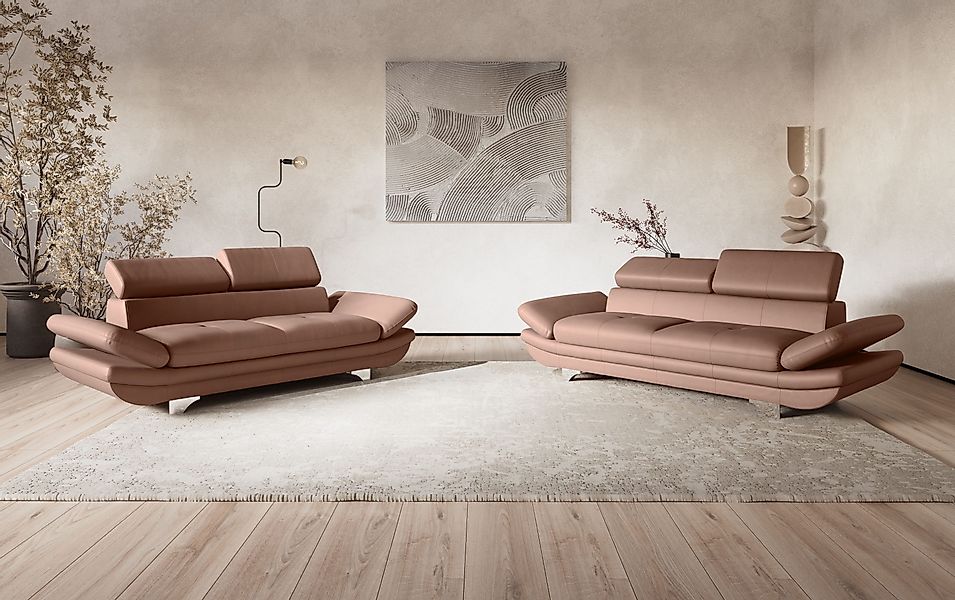 COTTA 3-Sitzer Enterprise, Big-Sofa, mit Armteilverstellung günstig online kaufen