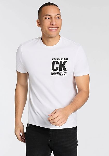 Calvin Klein T-Shirt Regular fit, mit Rundhalsausschnitt günstig online kaufen