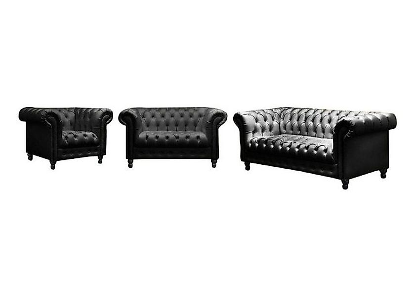JVmoebel Sofa Modernes Set 31 Sitzer Chesterfield Sofas Wohnzimmer Set Möbe günstig online kaufen
