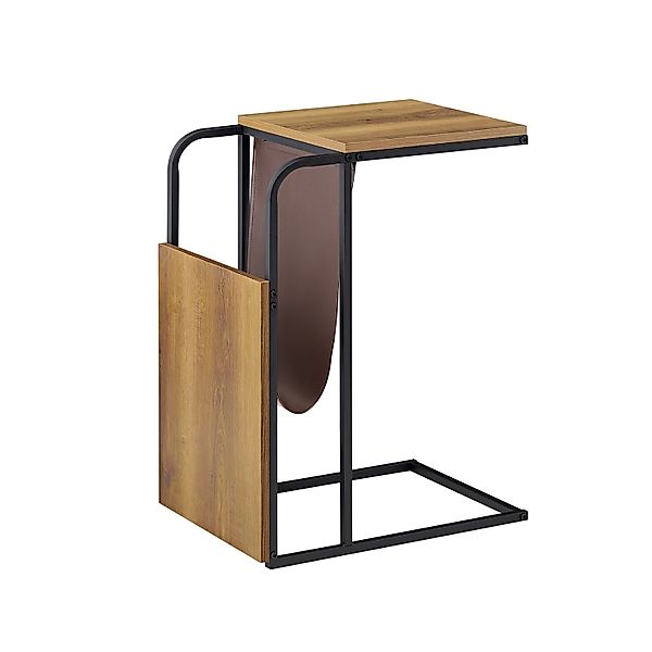 SoBuy Sofa Beistelltisch Couchtisch Nachttisch Betttisch Vintagebraun FBT14 günstig online kaufen