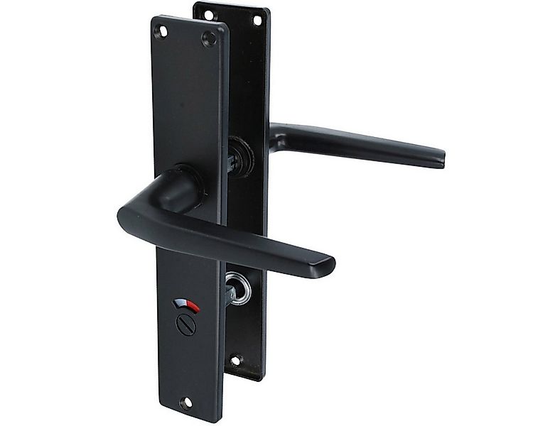 MS Beschläge Türgriff Türklinke Langschild Schwarz Türdrücker Türöffner, Ko günstig online kaufen