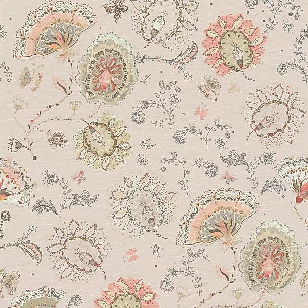 Bricoflor Paisley Tapete Französisch Romantische Vliestapete Creme Beige mi günstig online kaufen