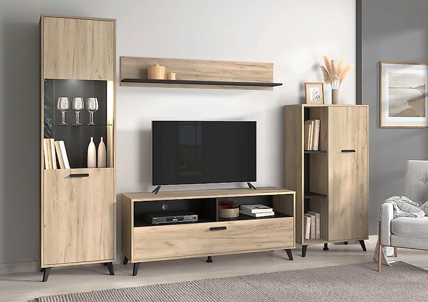 INOSIGN Wohnwand "Umbria" Set, 4 Stk. tlg. günstig online kaufen