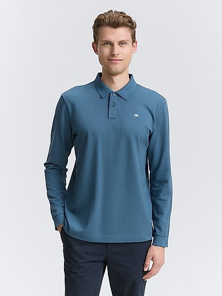 TOM TAILOR Langarm-Poloshirt Poloshirts Longsleeve Piqué günstig online kaufen