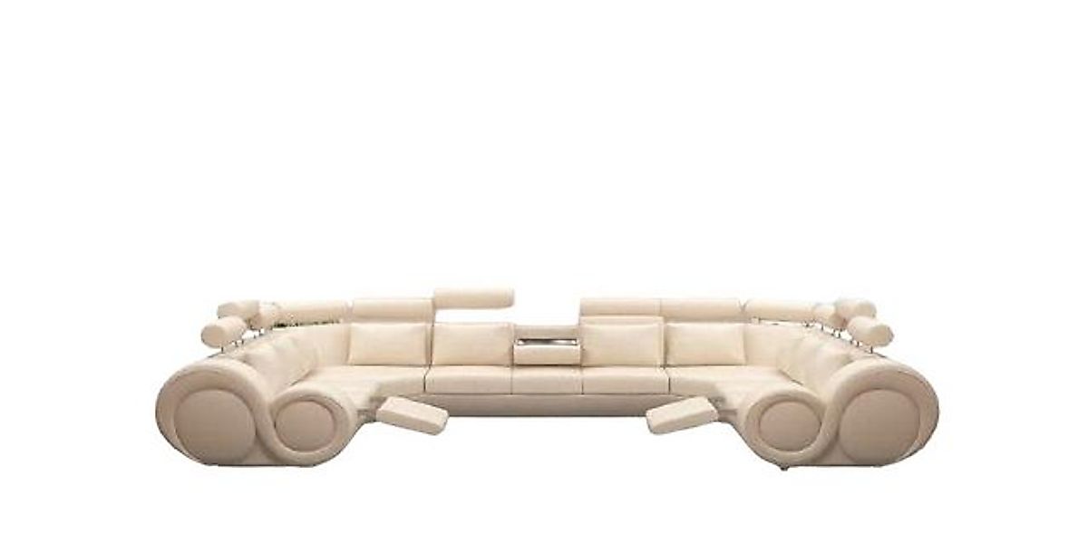 JVmoebel Ecksofa Designer Wohnlandschaft Eckcouch Couch mit USB Sofa Polste günstig online kaufen