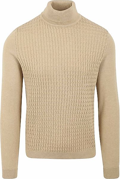 Suitable Rollkragen Cable Beige - Größe XXL günstig online kaufen