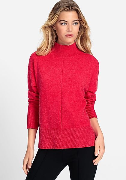Olsen Stehkragenpullover mit seitlichen Schlitzen am günstig online kaufen