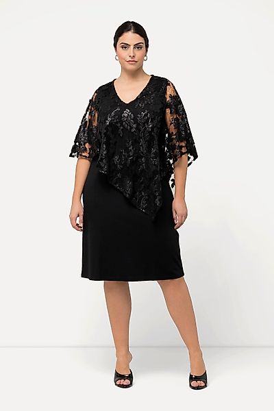 Ulla Popken Abendkleid Kleid Überwurf Pailletten günstig online kaufen