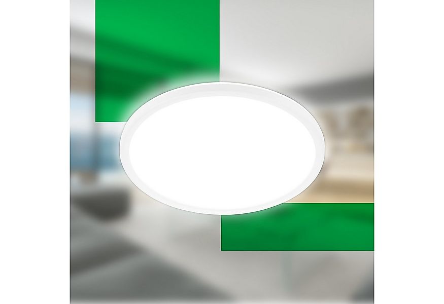 Briloner Leuchten LED Panel Deckenlampe ultraflach Energieeffizienz A Backl günstig online kaufen