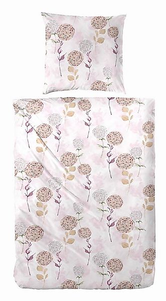 Primera Bettwäsche Edelflanell-Bettwäsche Fallflower, Edel-Köper-Flanell, 2 günstig online kaufen